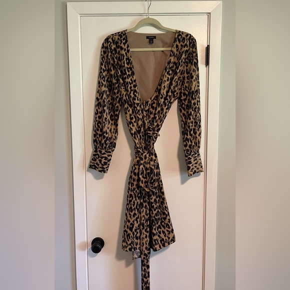 Leopard print wrap dress - Picture 1 of 3